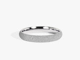 3mm Classic Dome Wedding Band with Stardust Finish