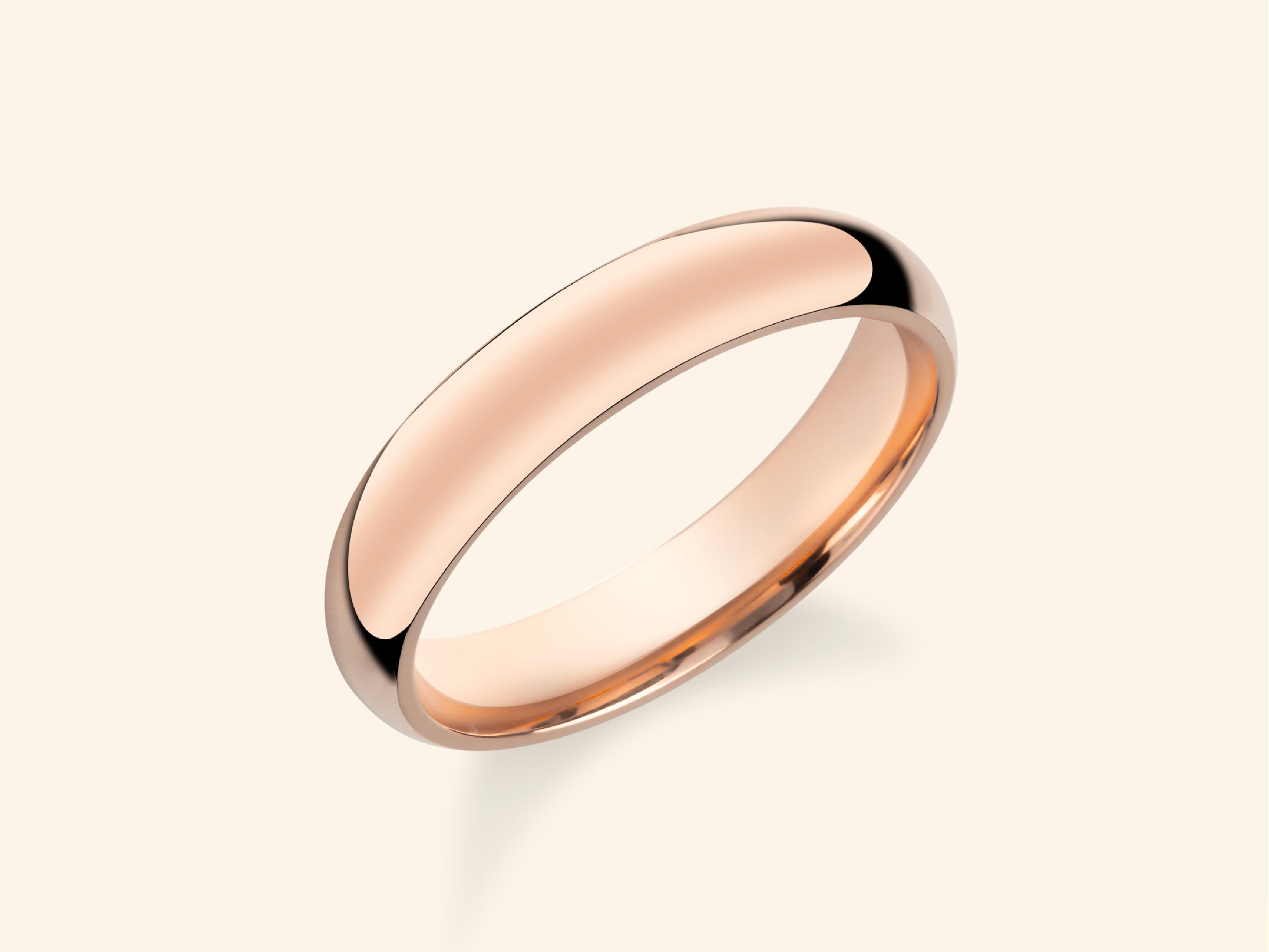 4mm Dome Wedding Band