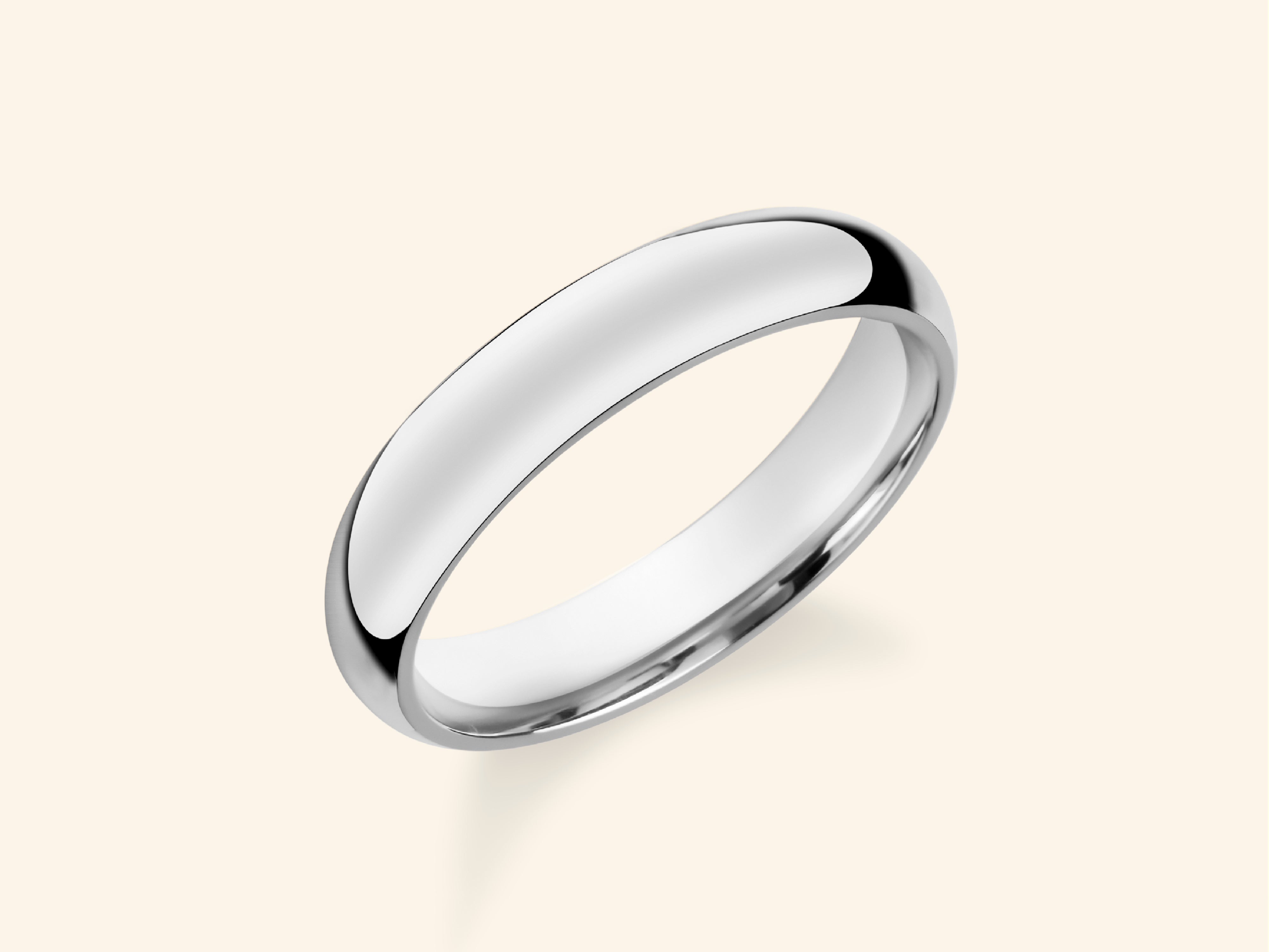 4mm Dome Wedding Band