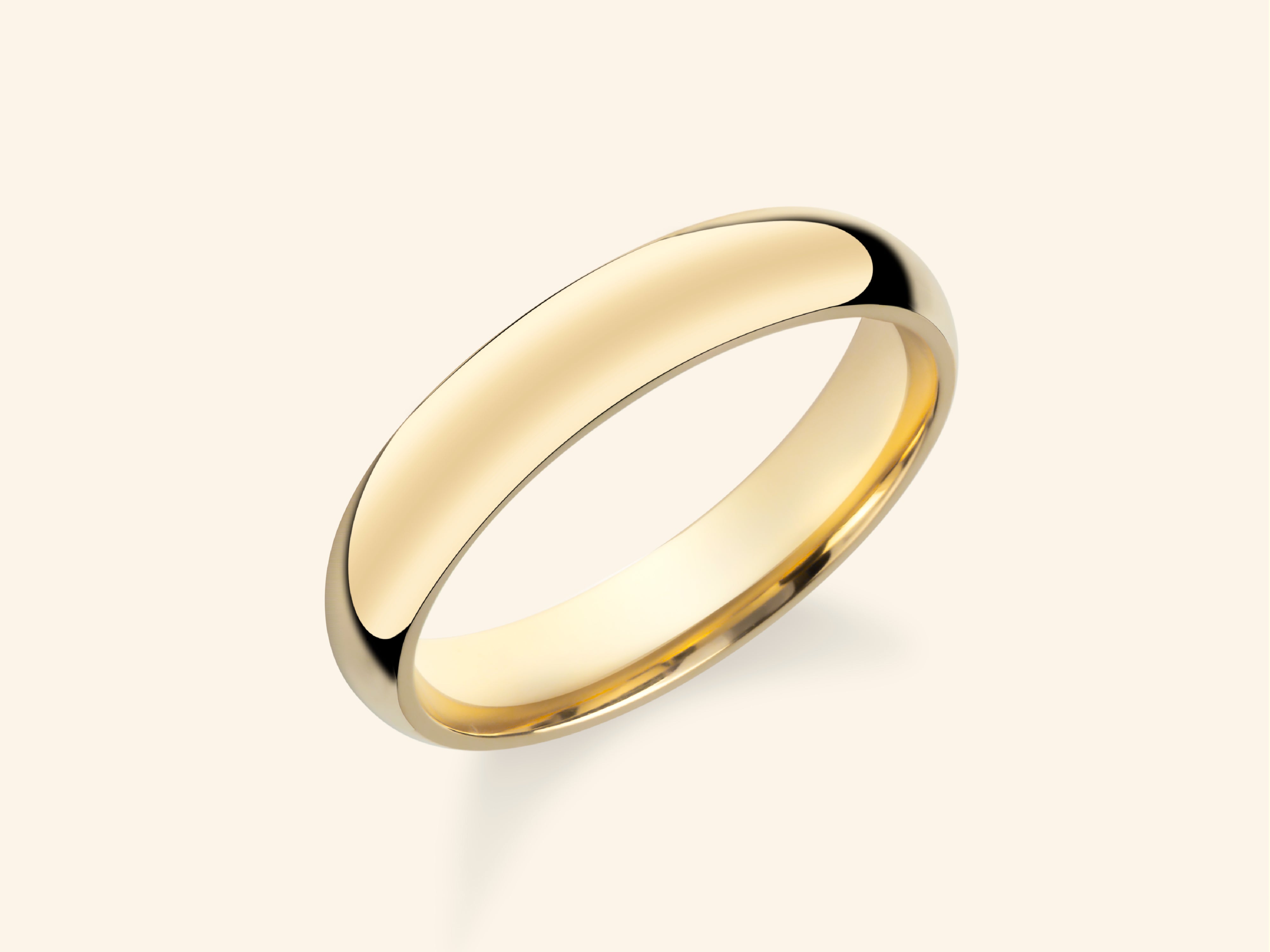 4mm Dome Wedding Band
