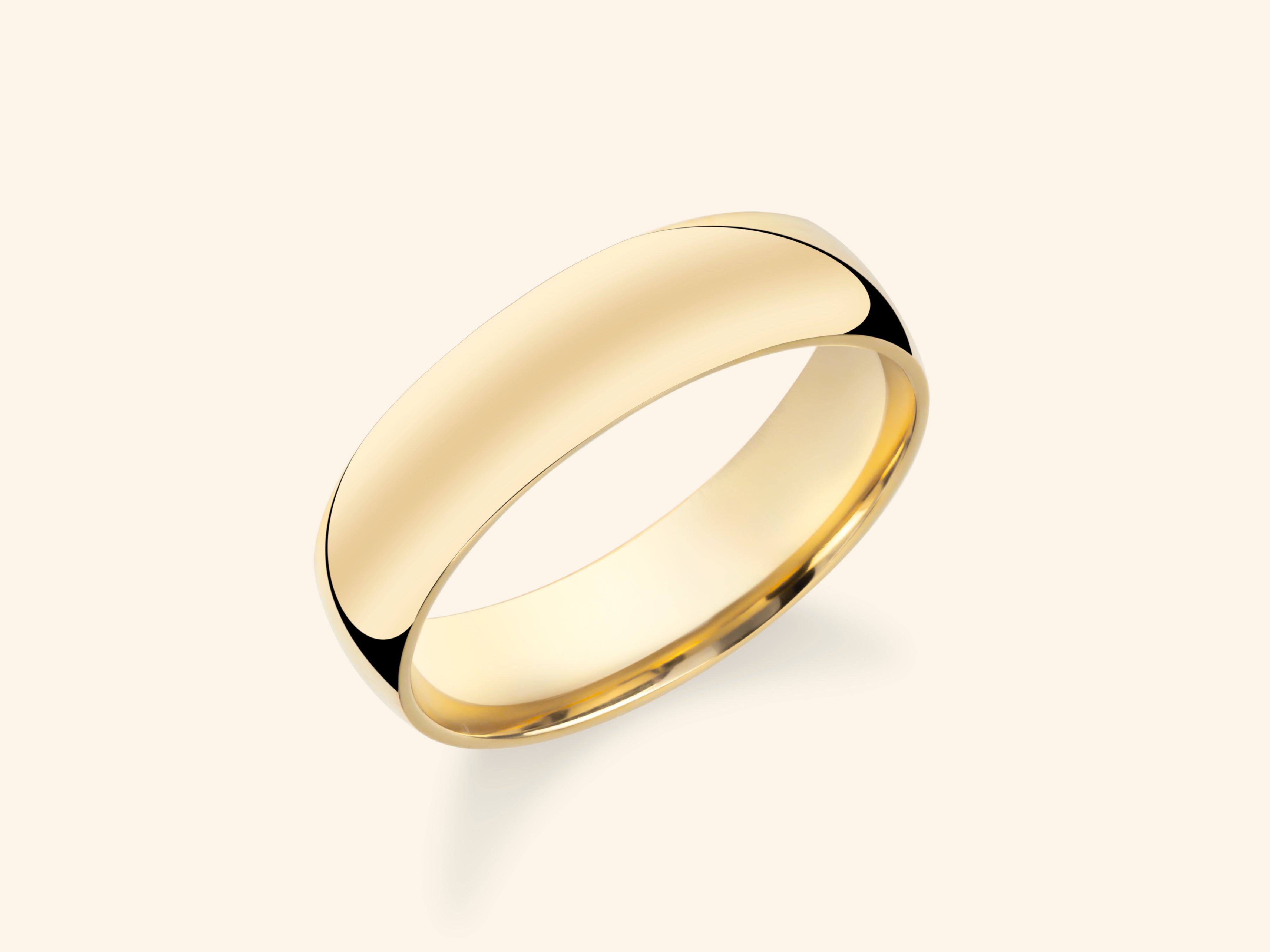5mm Dome Wedding Band