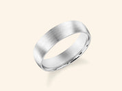 5mm Dome Wedding Band - Matte Brushed