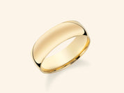 6mm Dome Wedding Band