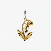 Bird on a Branch Charm on a necklace chain