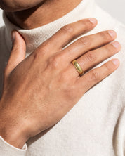 6mm Dome Wedding Band with Ice Matte Finish