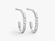 Delicate Sparkle Huggie Hoops