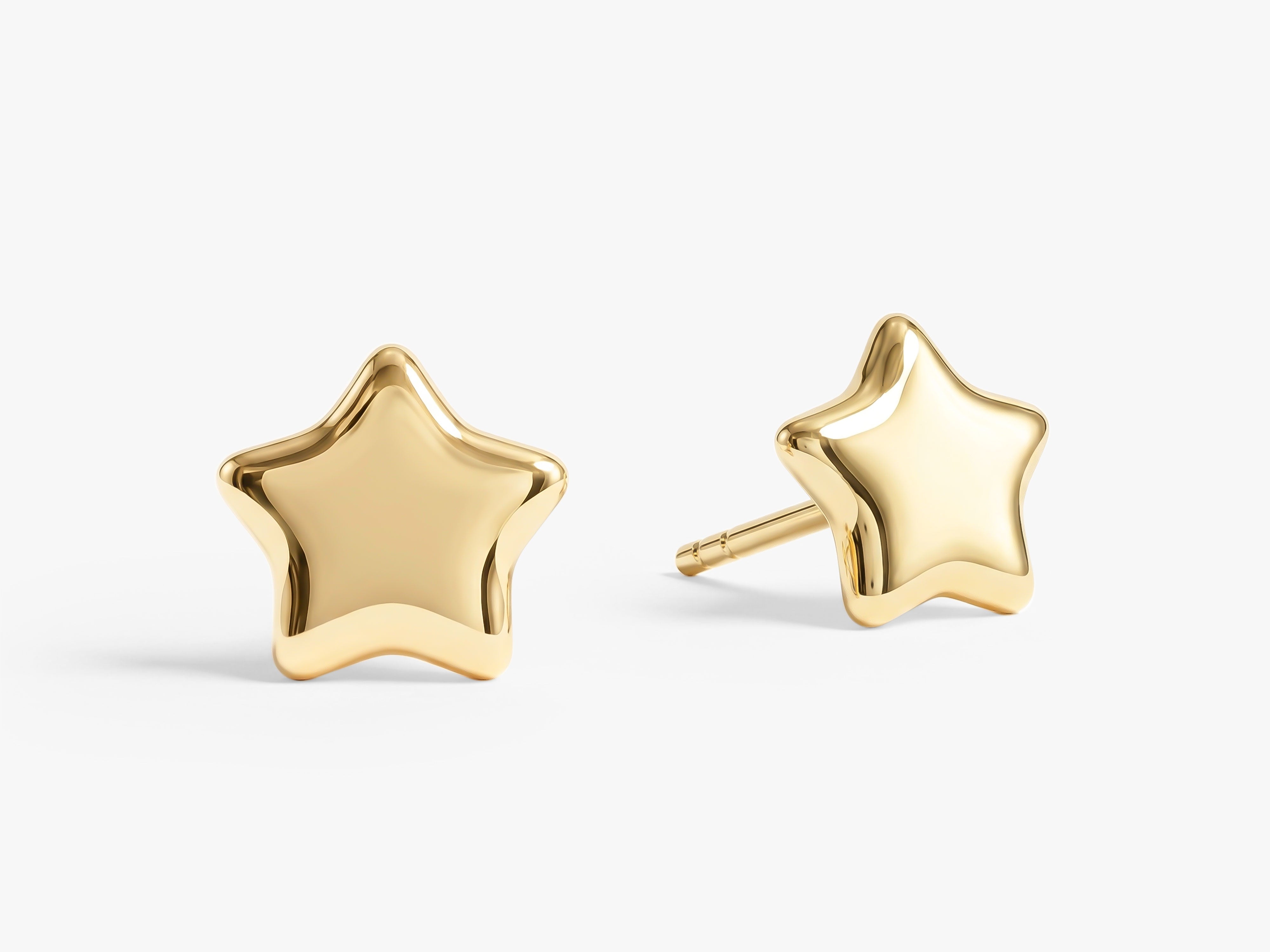 Golden Star Studs