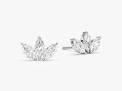 Marquise Tiara Studs