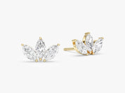 Marquise Tiara Studs