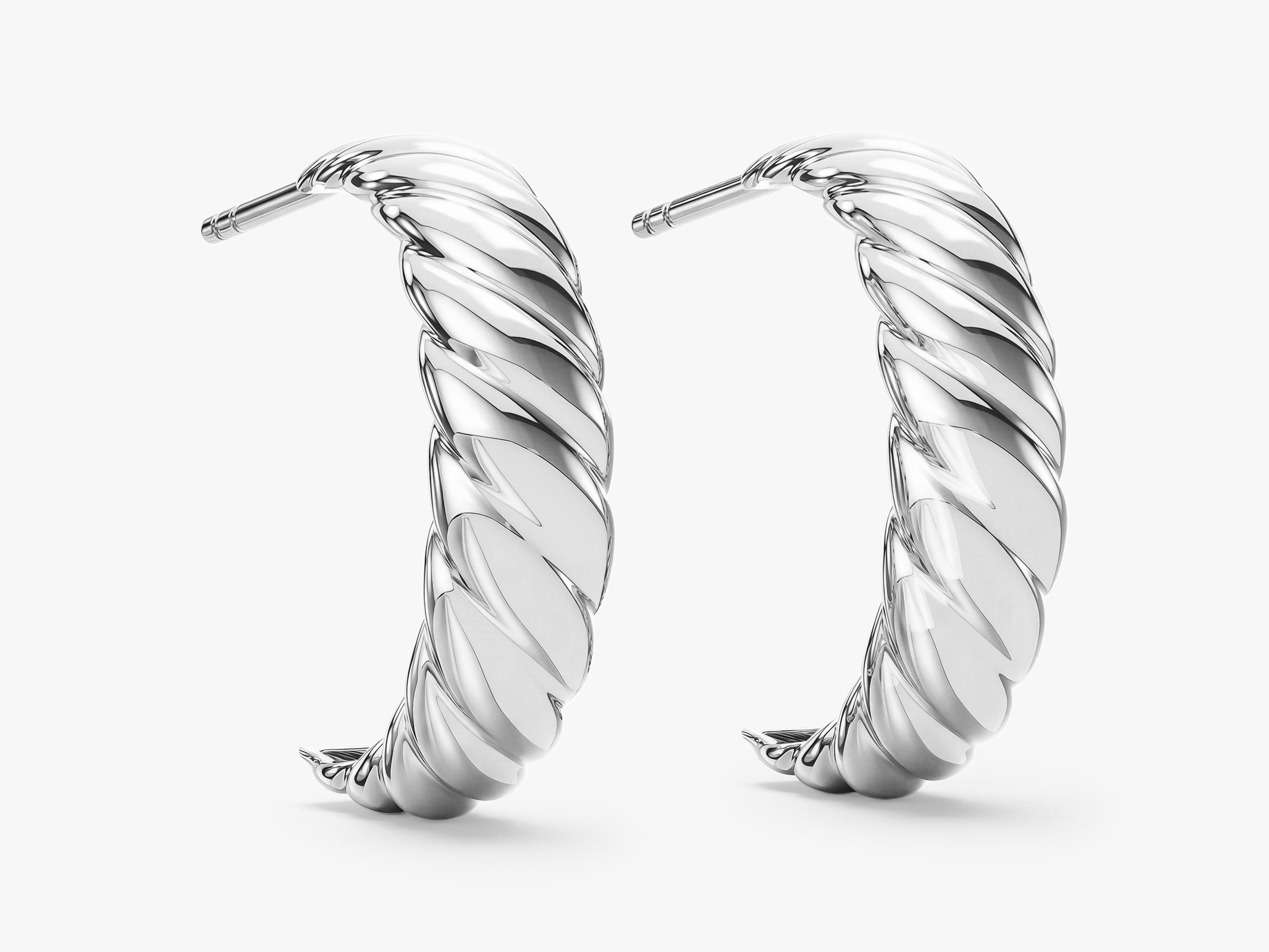 Croissant Statement Hoops