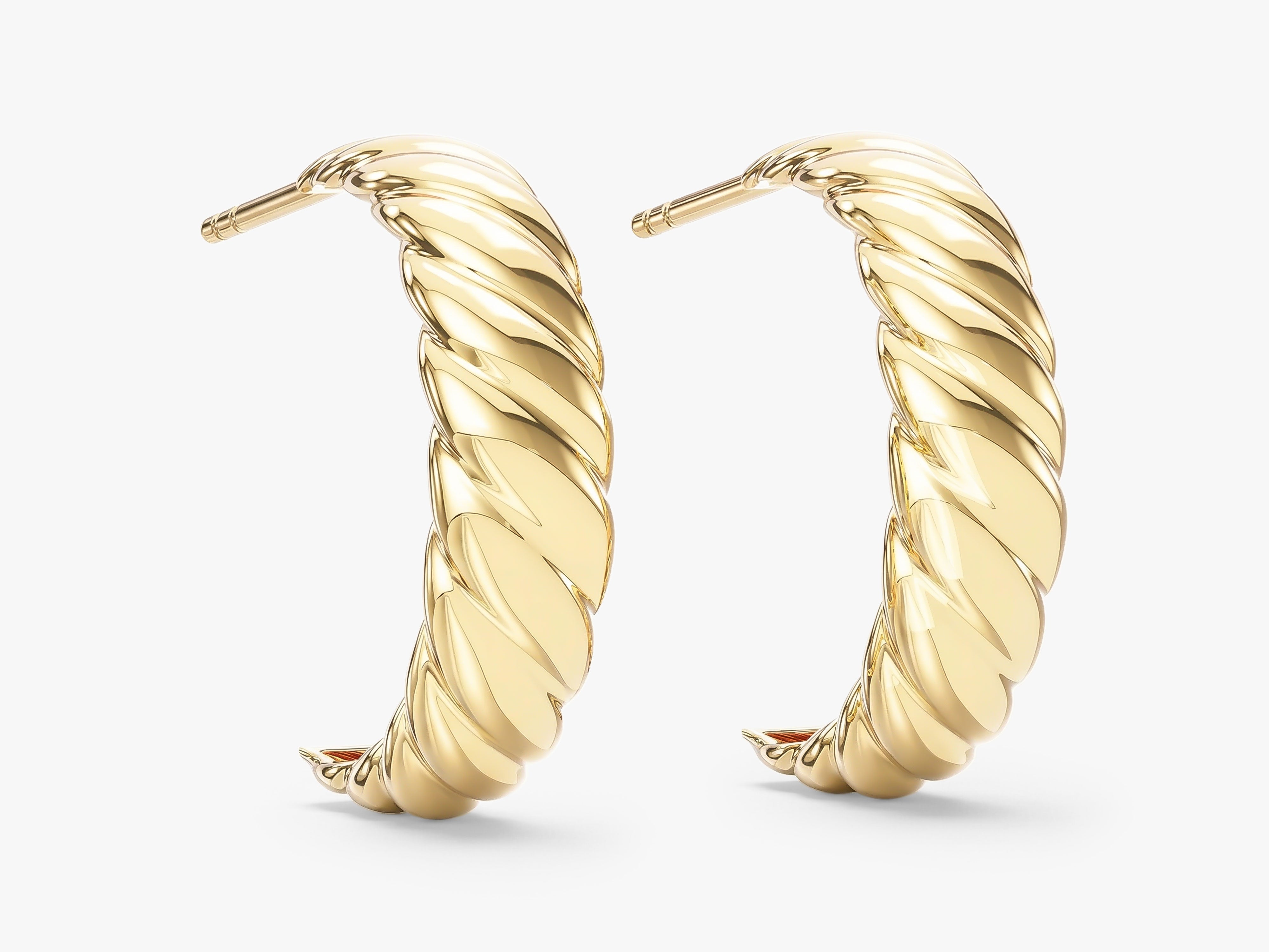Croissant Statement Hoops