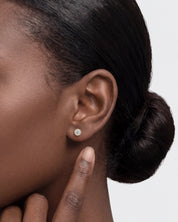 Milgrain Bezel Stud Earrings (0.50 ct tw)