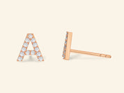 Initial Earrings