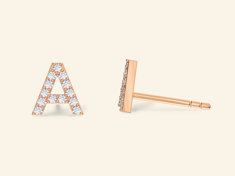 Initial Earrings