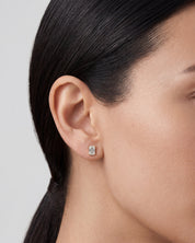 Emerald Cut Stud Earrings (1.00 ct tw)