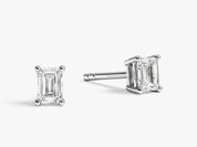 Emerald Cut Stud Earrings (0.25 ct tw)