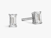 Emerald Cut Stud Earrings (1.00 ct tw)