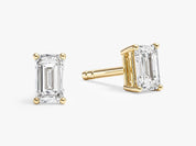 Emerald Cut Stud Earrings (1.00 ct tw)