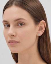 Heart Cut Stud Earrings (1.00 ct tw)