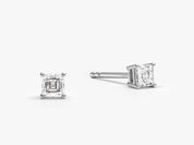 Asscher Cut Stud Earrings (0.25 ct tw)