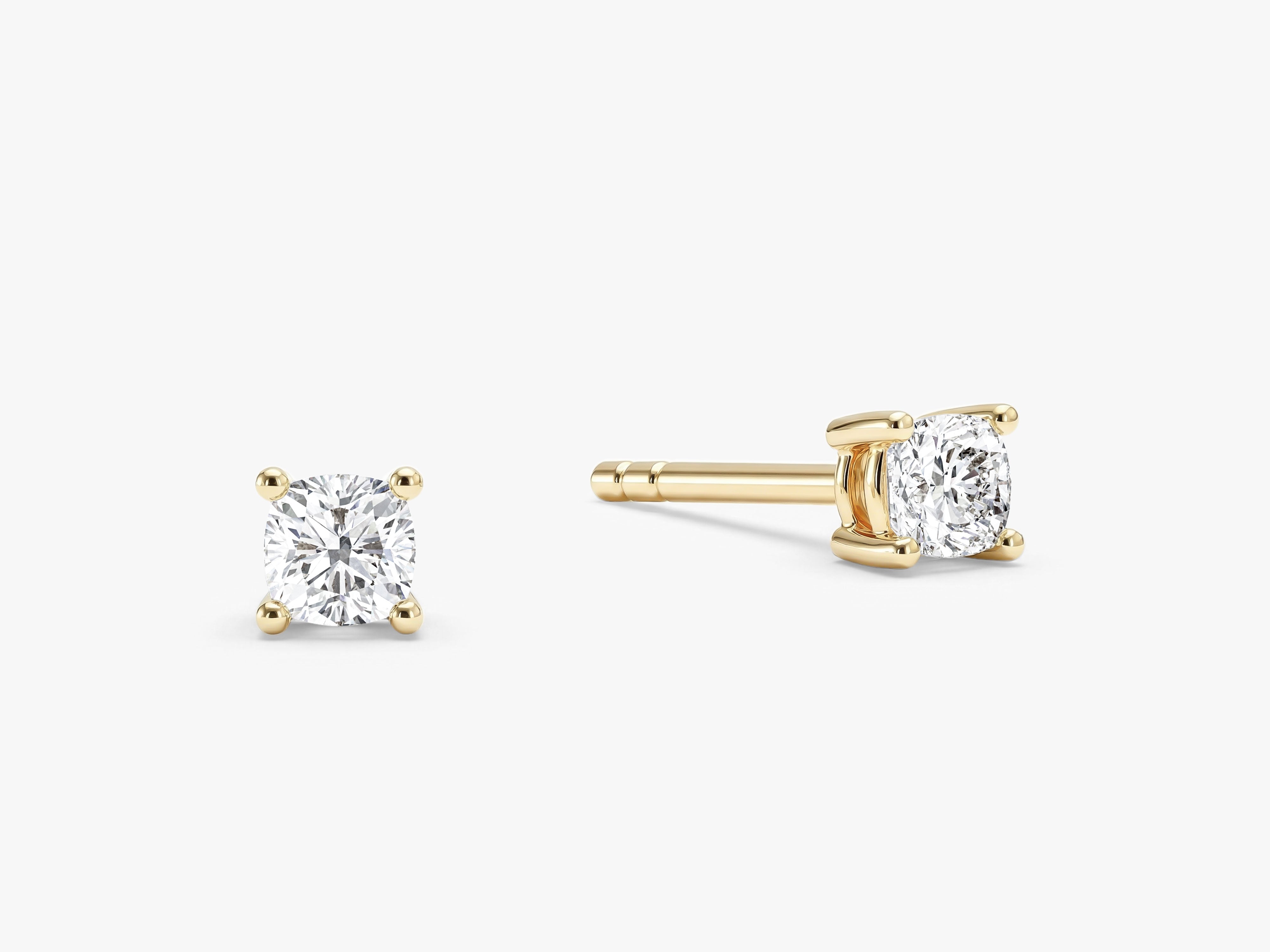 Cushion Cut Stud Earrings (0.25 ct tw)