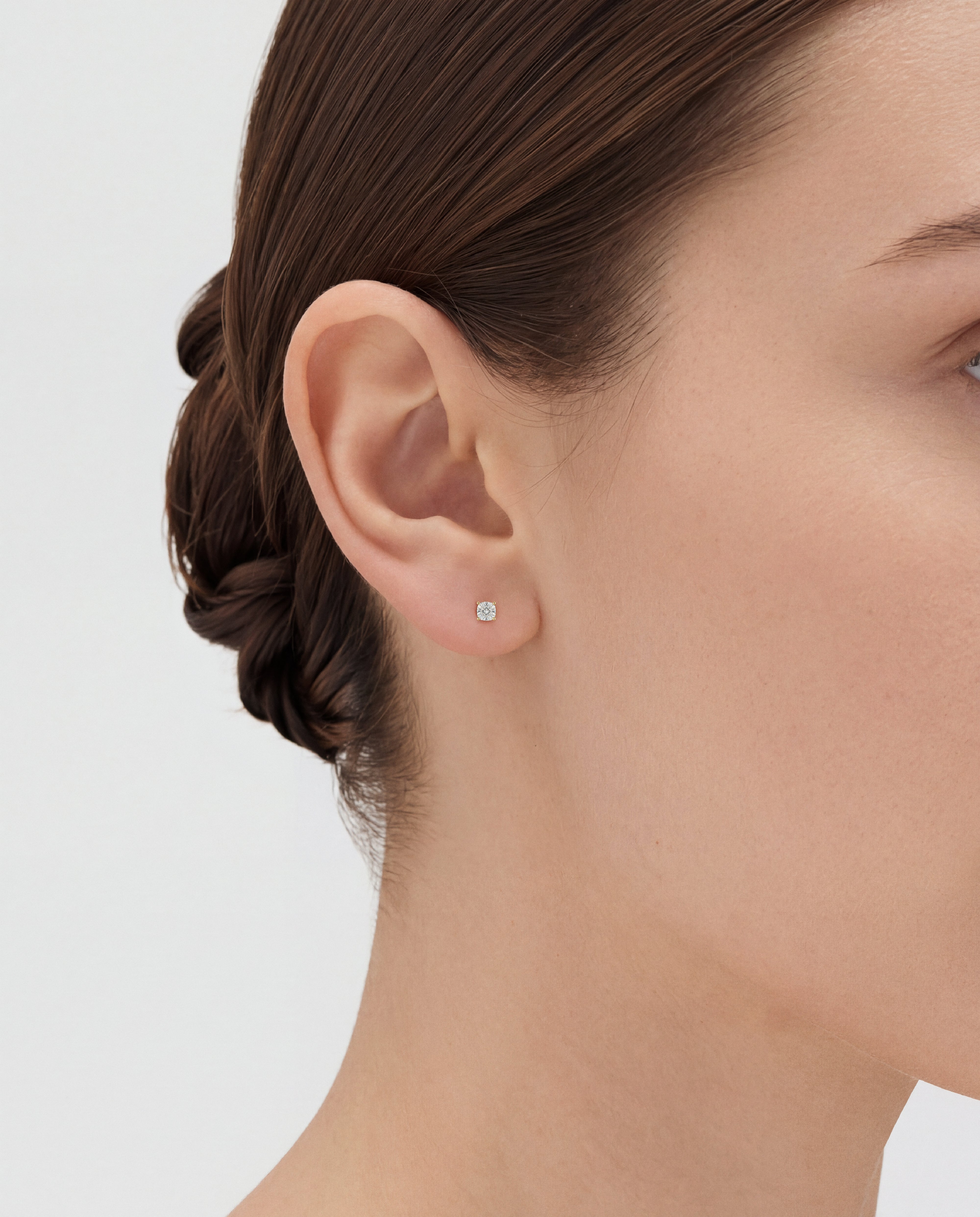 Cushion Cut Stud Earrings (0.25 ct tw)