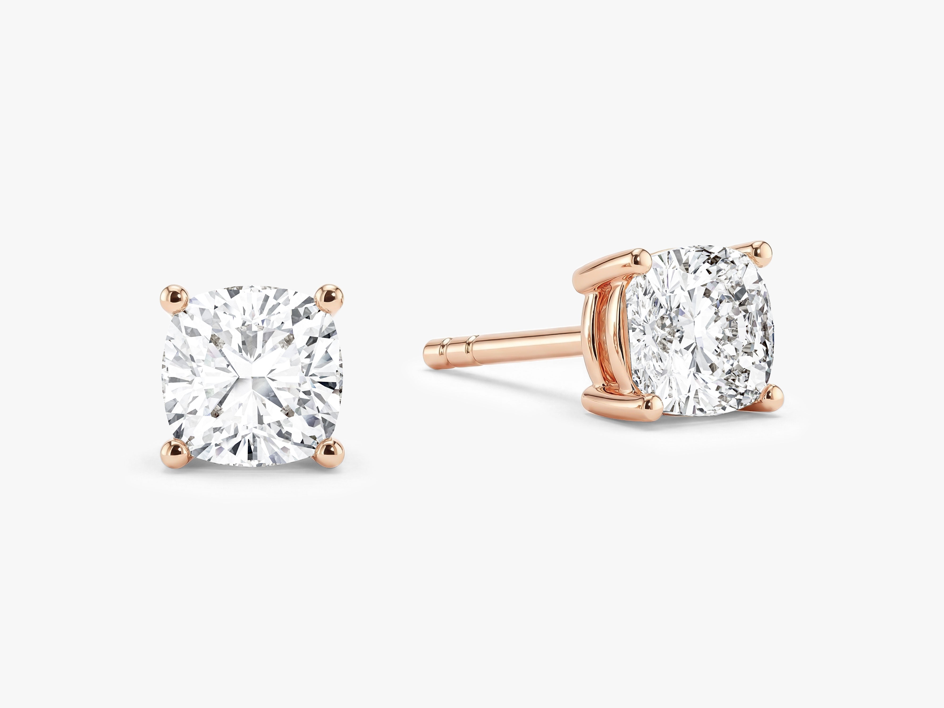 Cushion Cut Stud Earrings (1.00 ct tw)