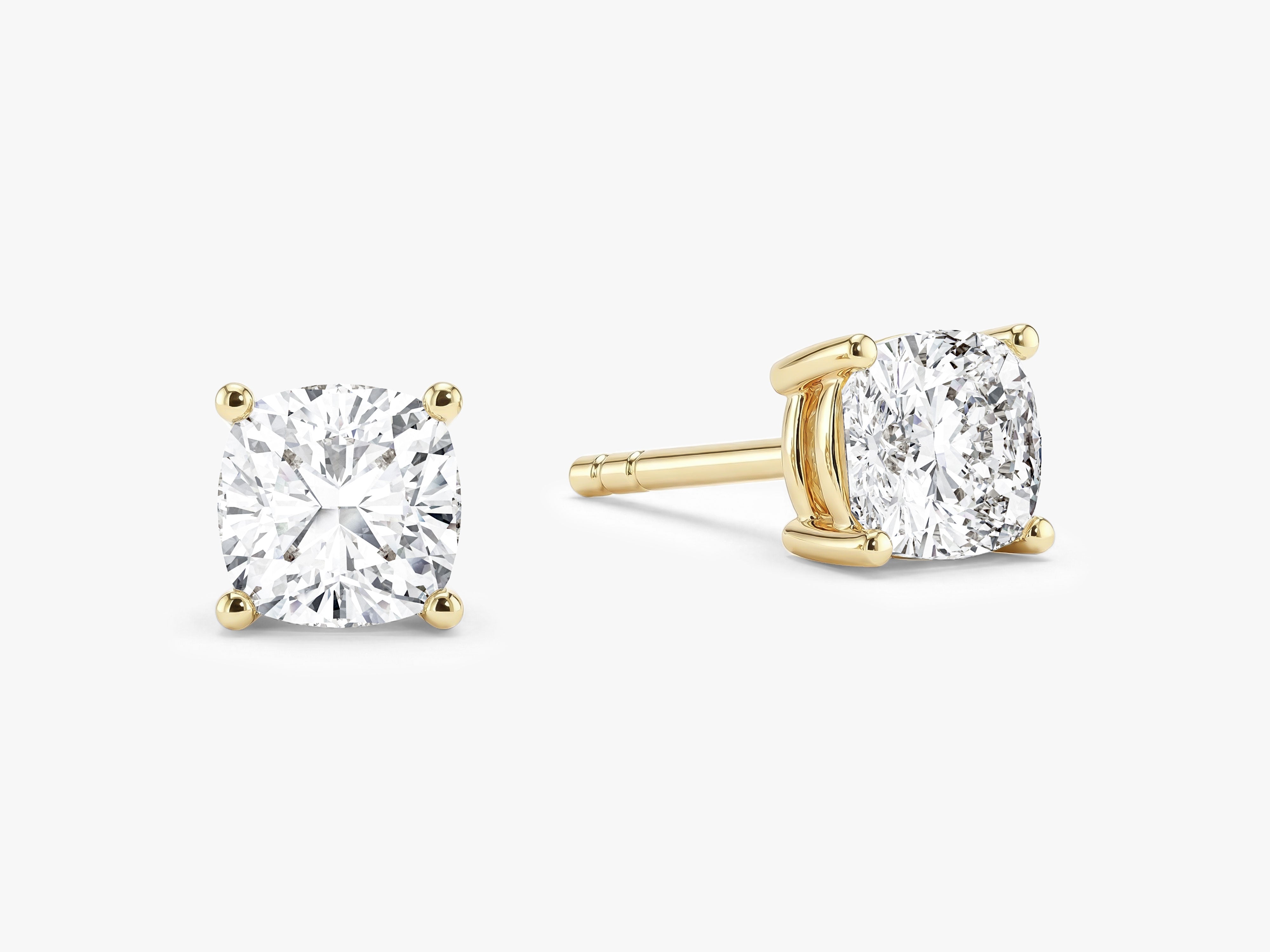 Cushion Cut Stud Earrings (1.00 ct tw)