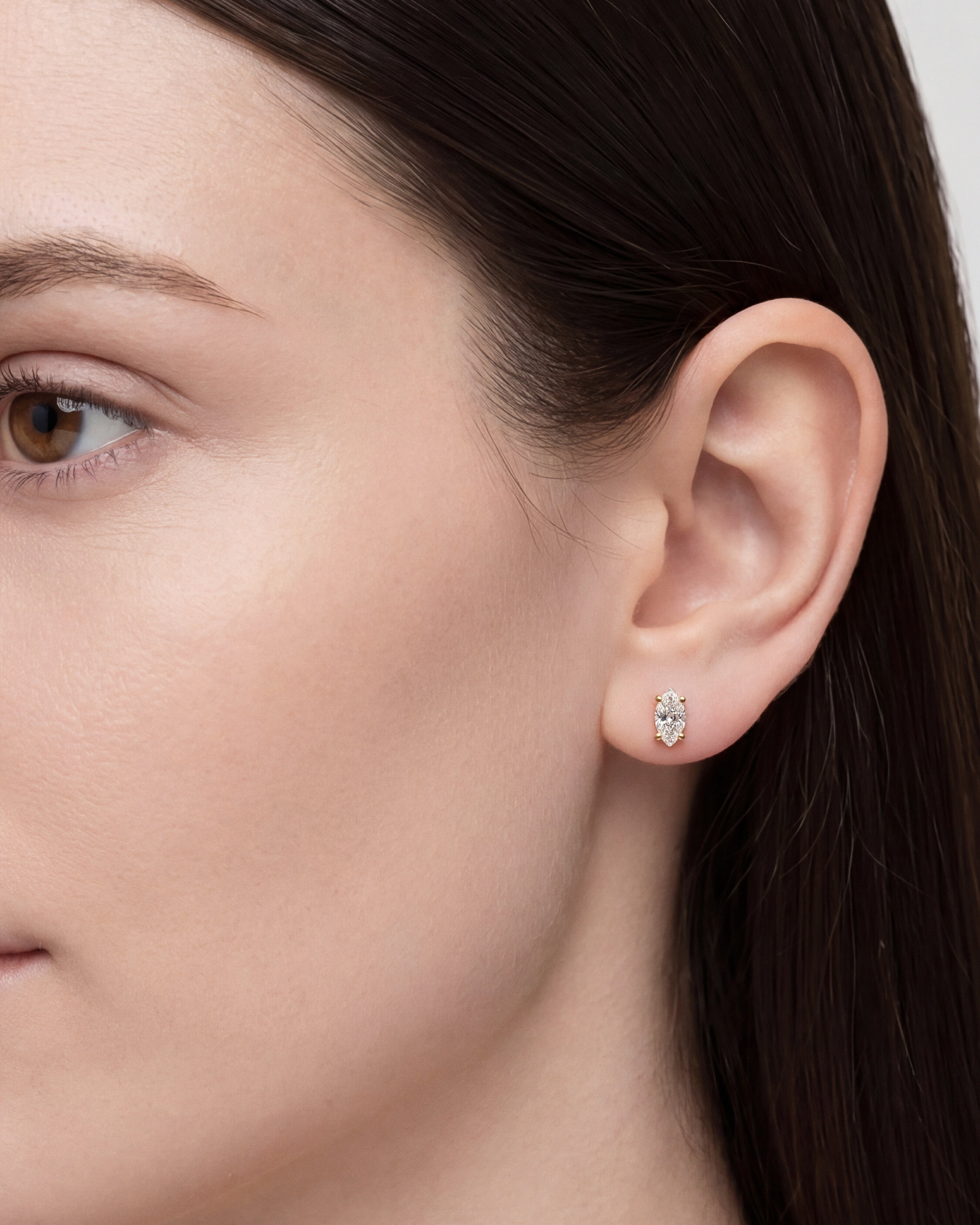 Marquise Cut Stud Earrings (1.00 ct tw)
