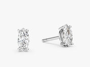 Marquise Cut Stud Earrings (0.50 ct tw)