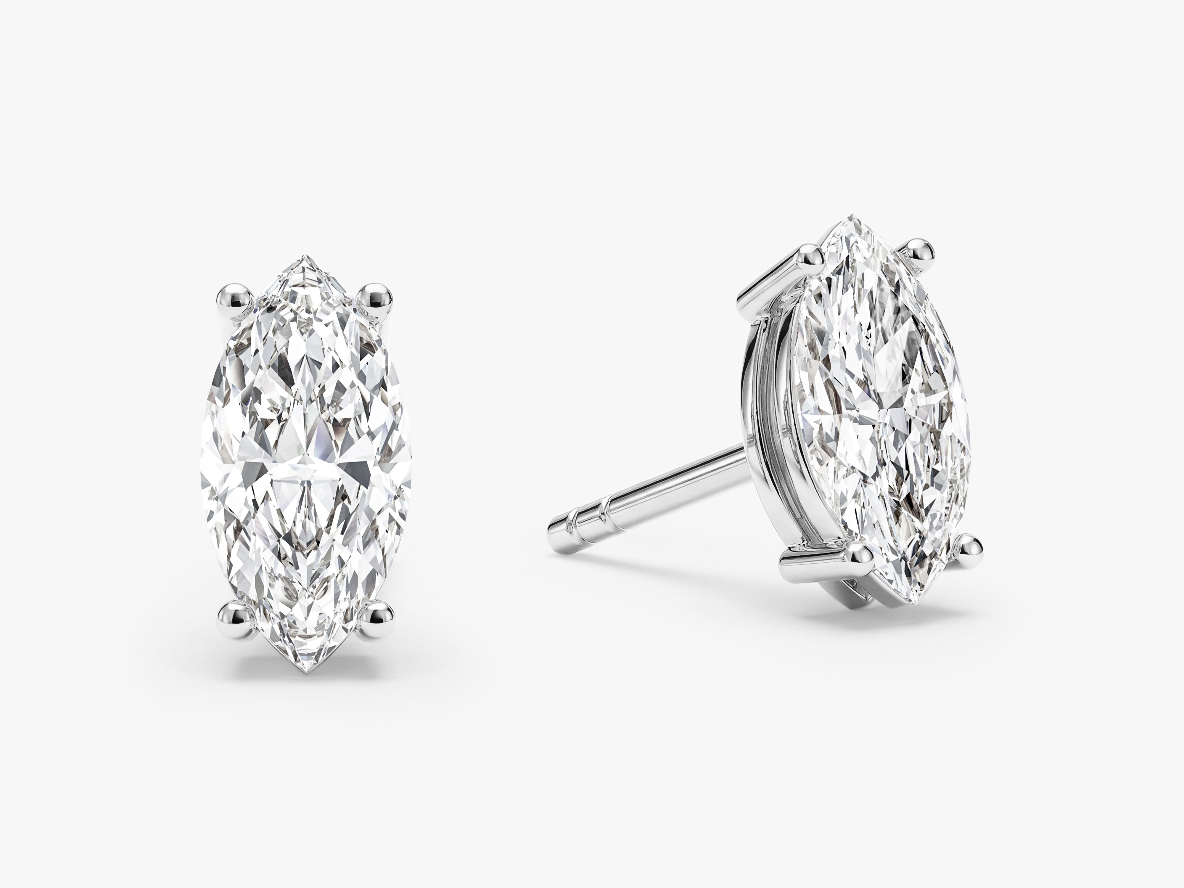 Marquise Cut Stud Earrings (1.00 ct tw)