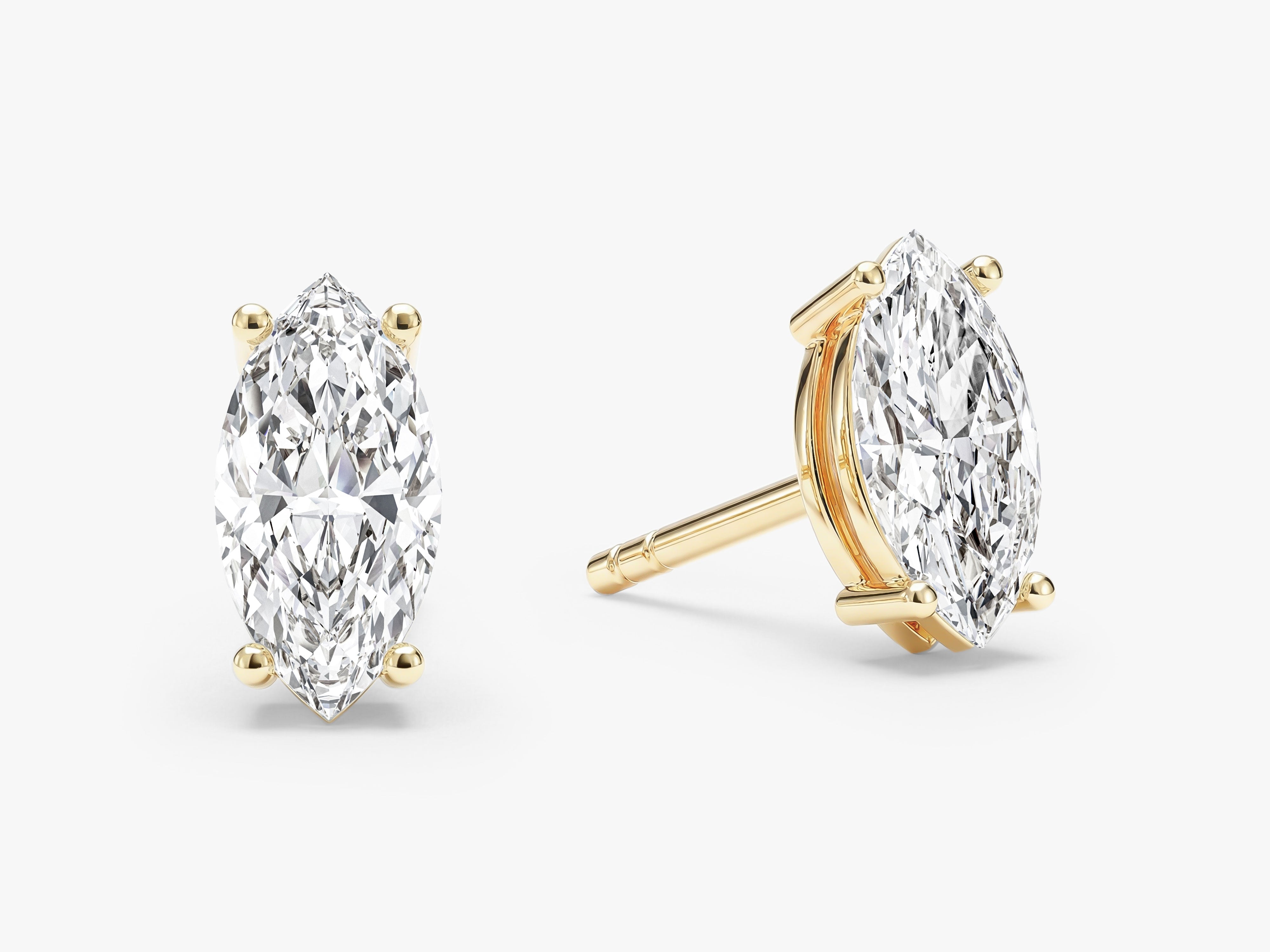 Marquise Cut Stud Earrings (1.00 ct tw)