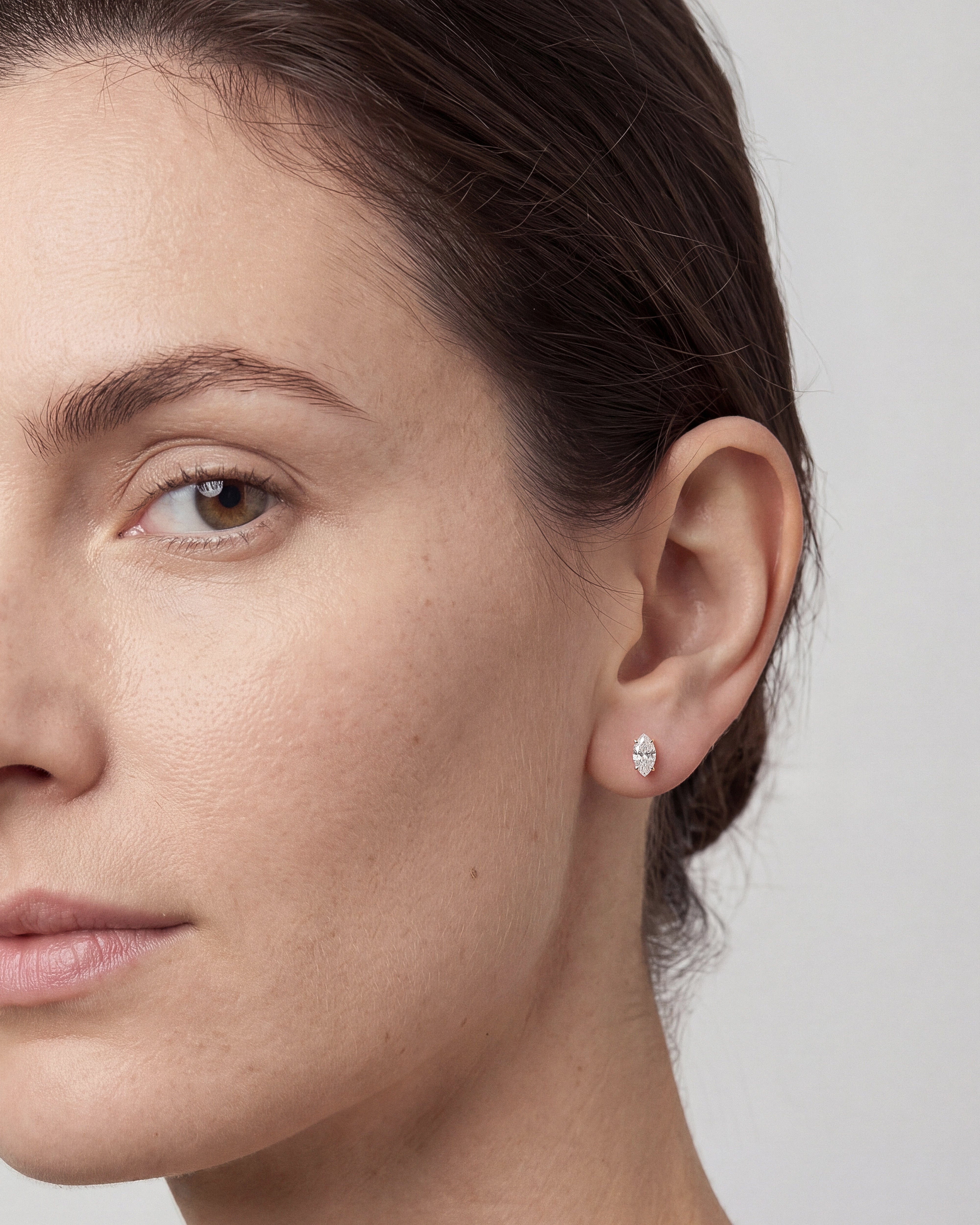 Marquise Cut Stud Earrings (0.50 ct tw)
