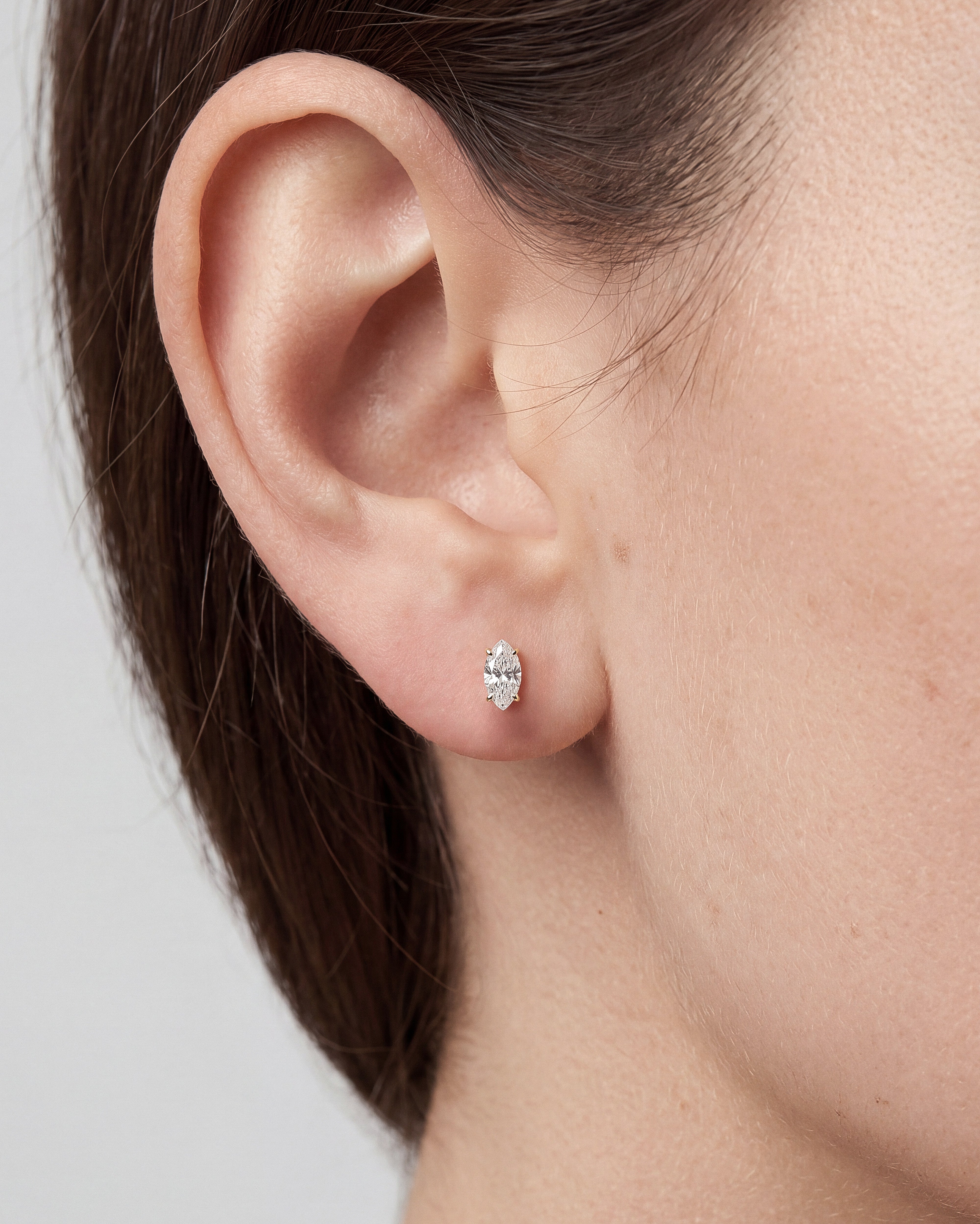 Marquise Cut Stud Earrings (0.50 ct tw)