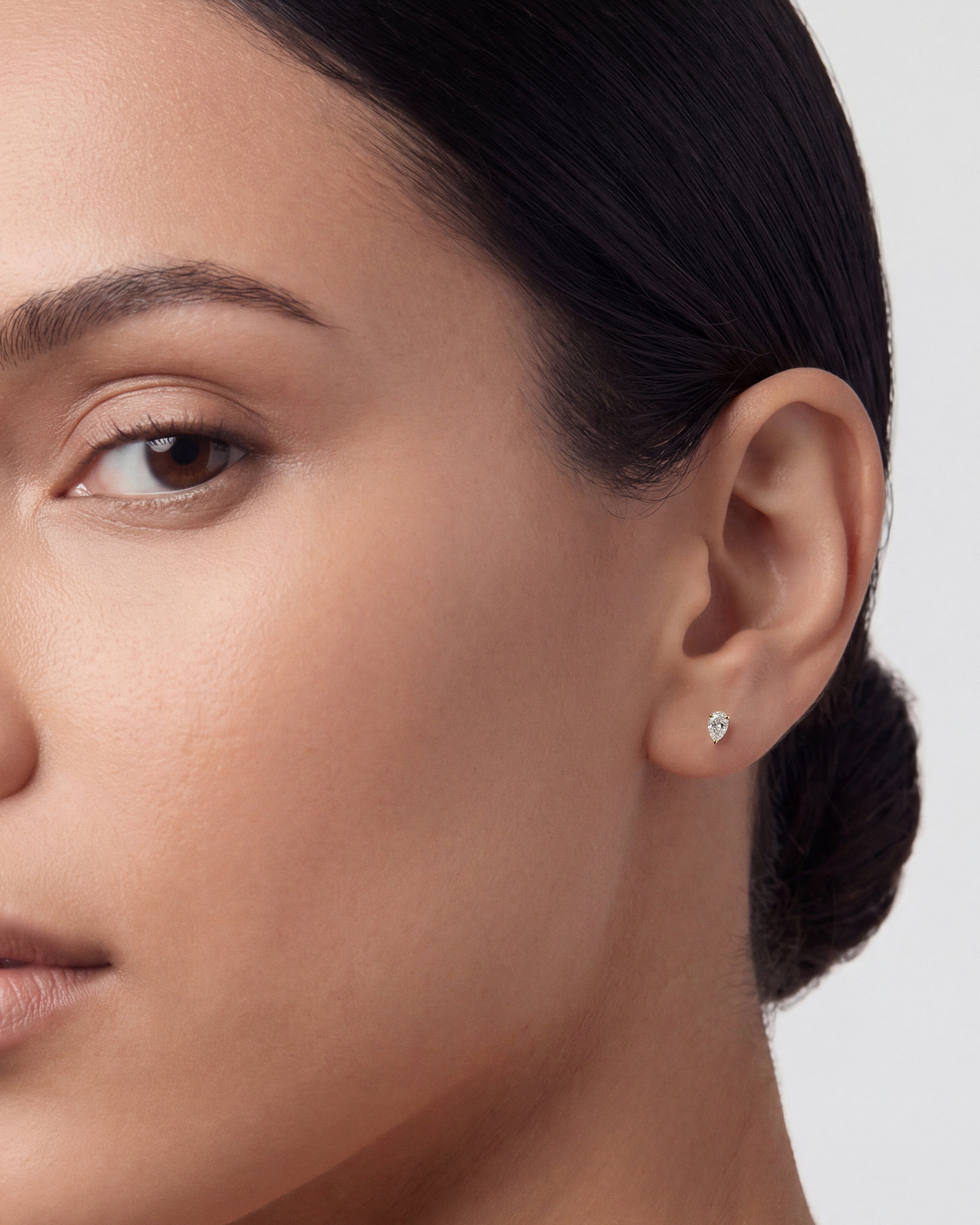 Pear Cut Stud Earrings (0.50 ct tw)