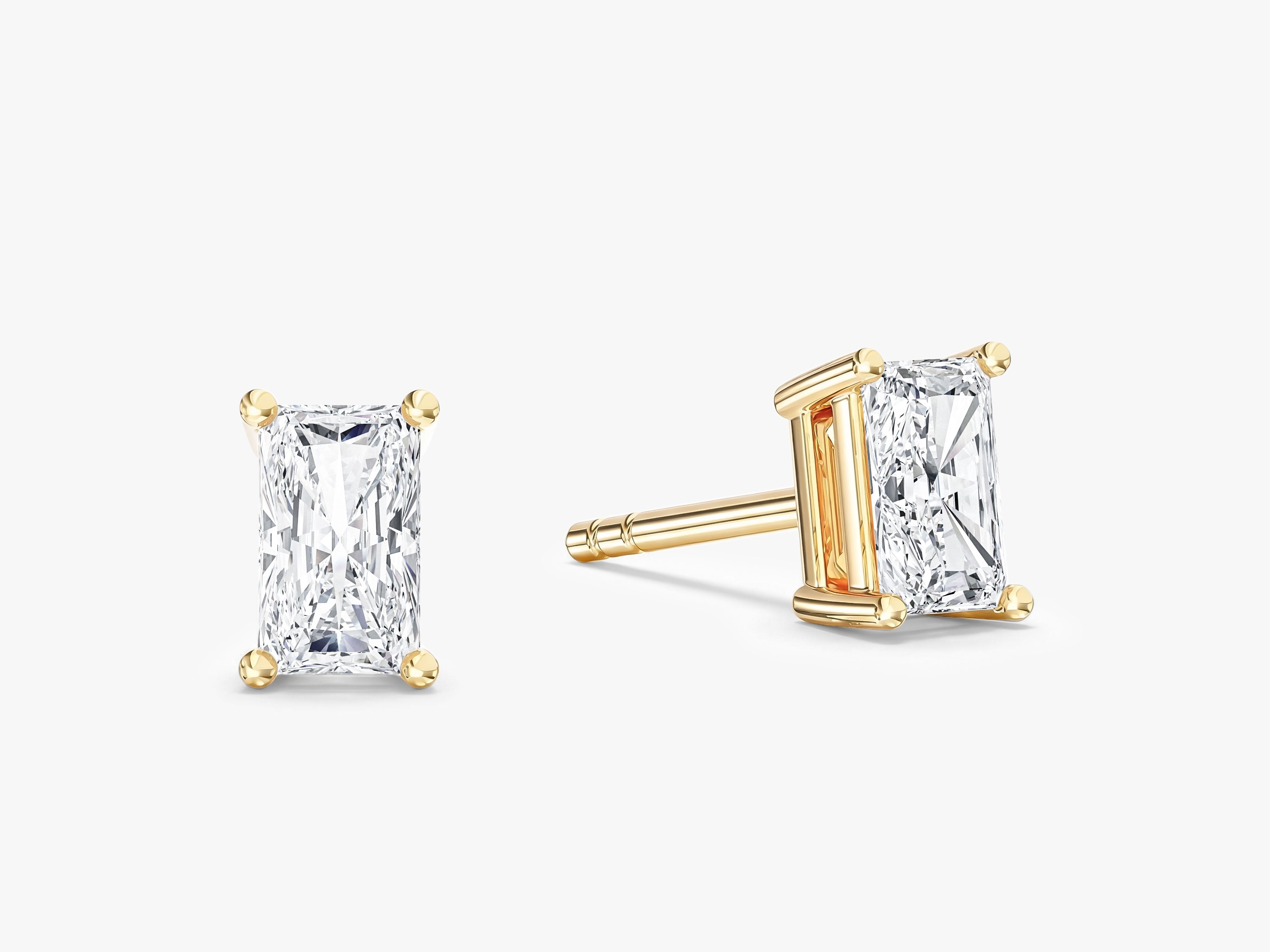 Radiant Cut Stud Earrings (0.50 ct tw)