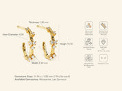 Cluster Flower Hoops