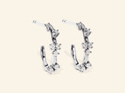 Cluster Flower Hoops