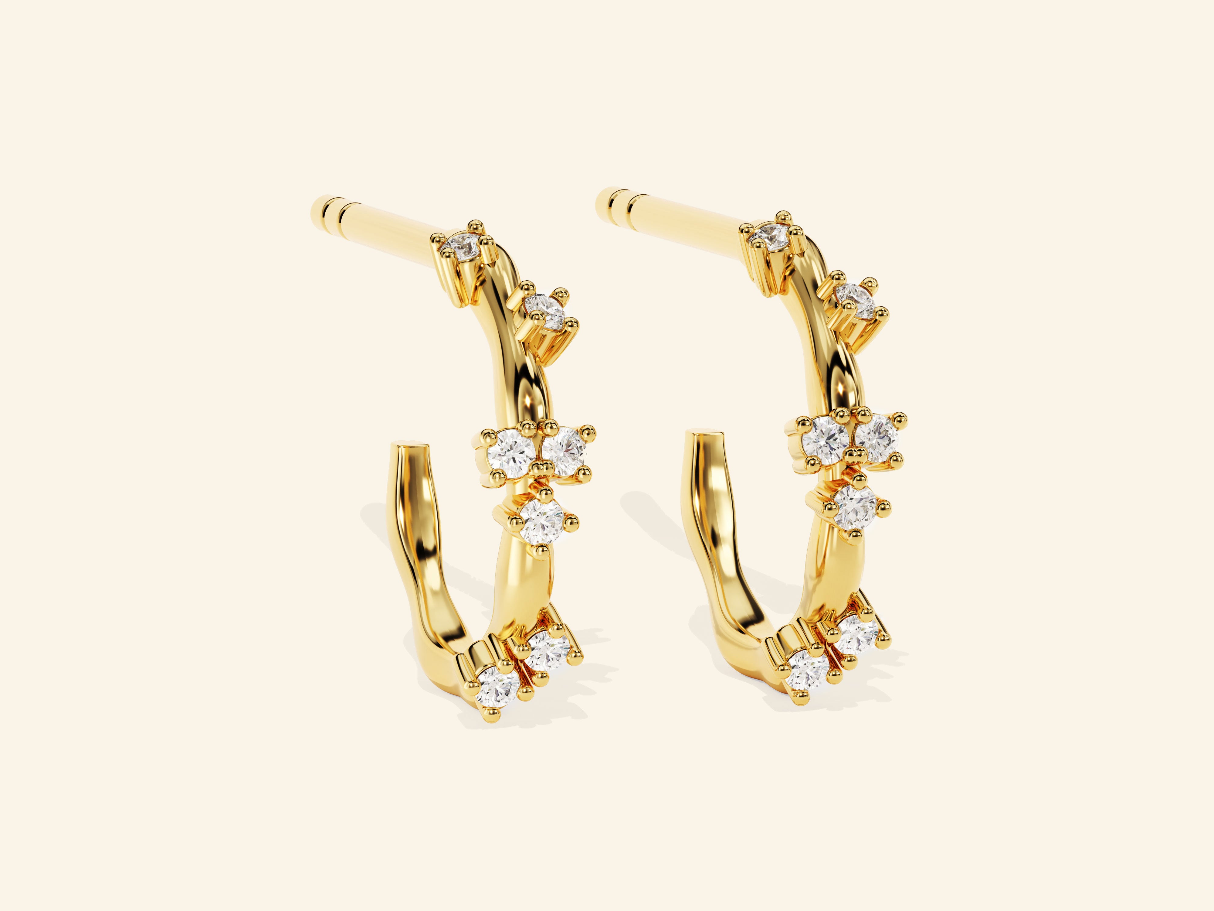 Cluster Flower Hoops