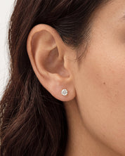 Round Cut Stud Earrings (1.00 ct tw)