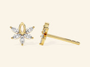 Marquise Flower Earrings