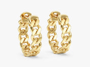Curb Chain Hoops