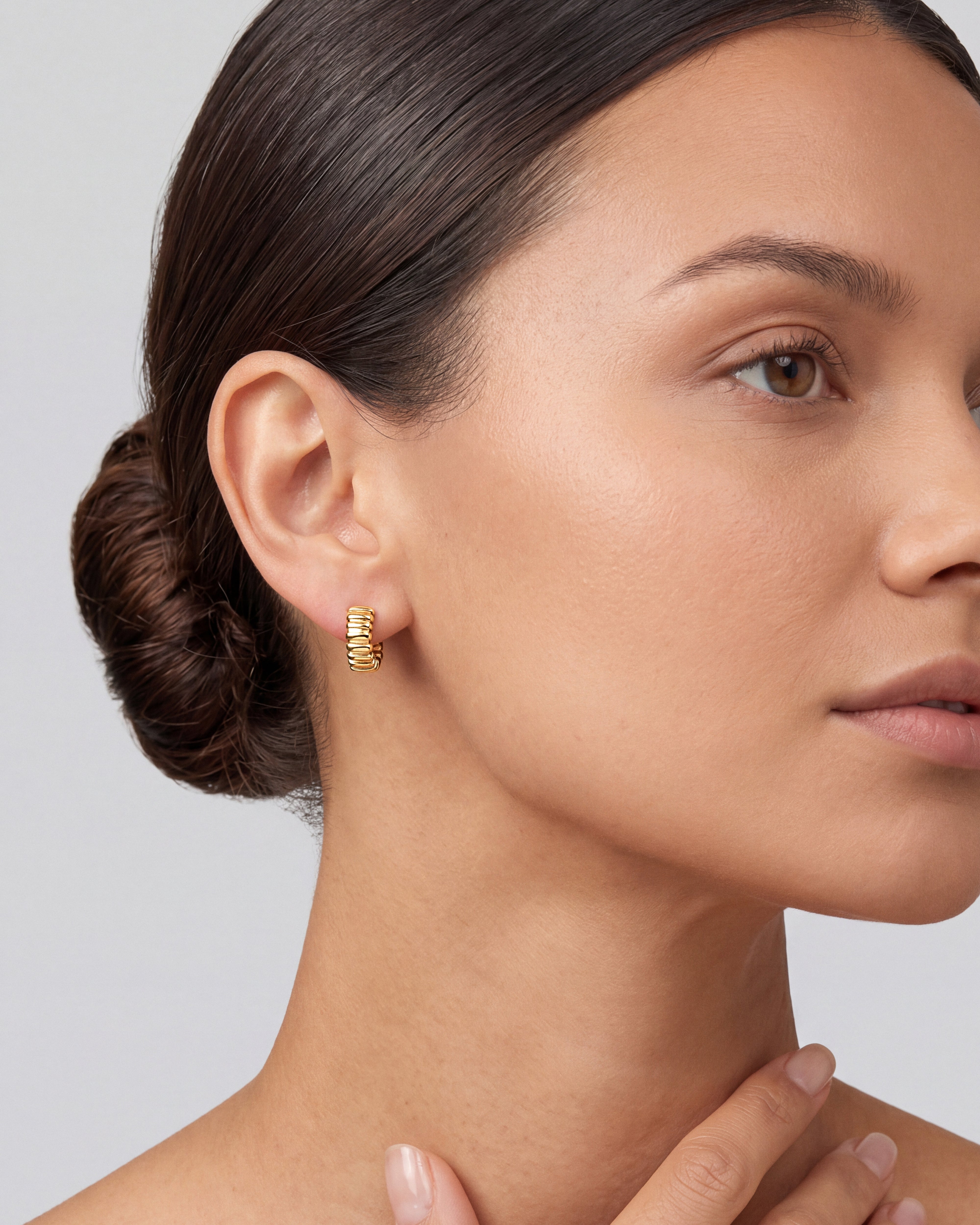 Squared Edge Hoops