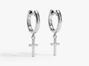 Faith Charm Hoops