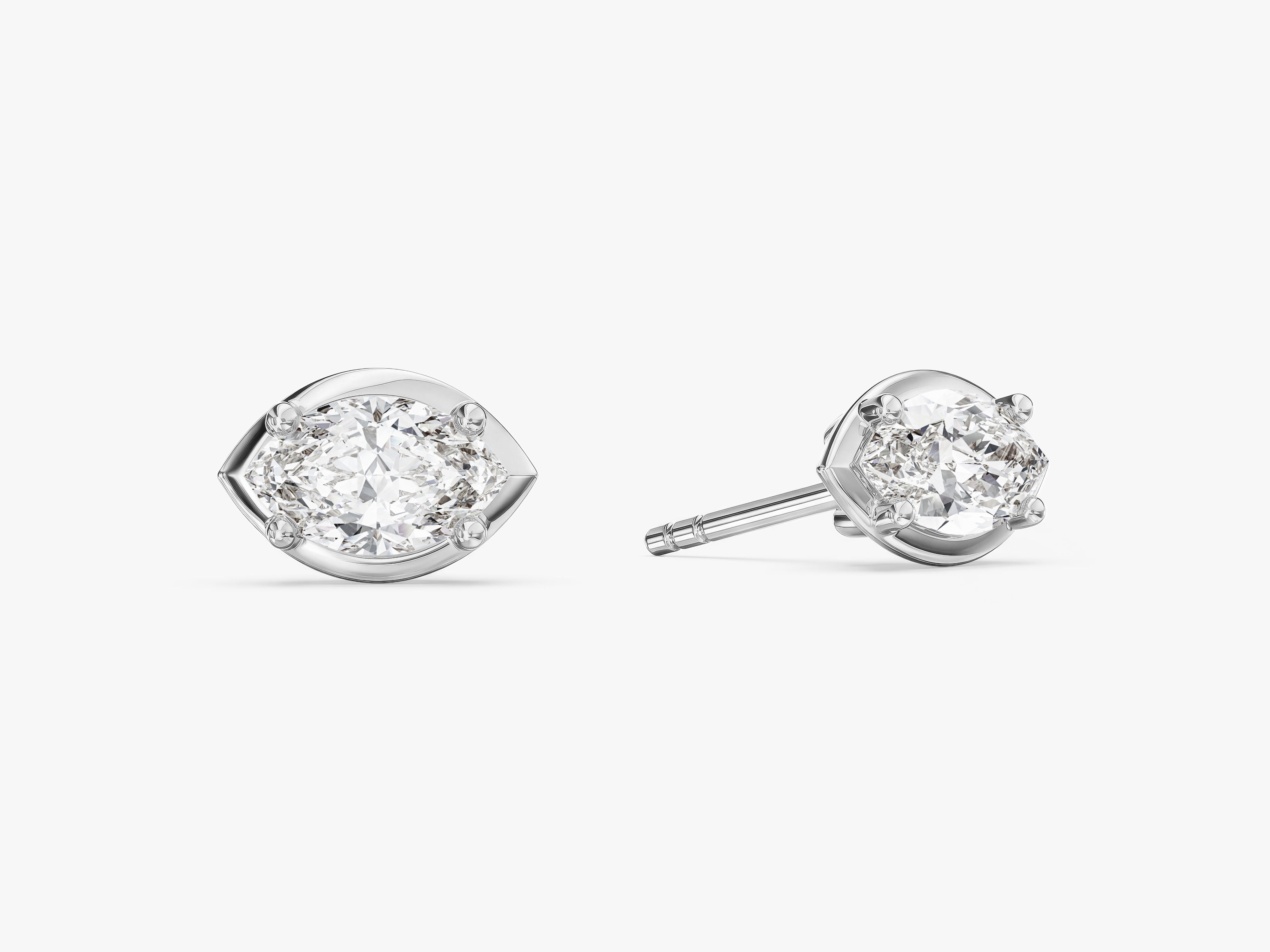 Marquise Glow Studs