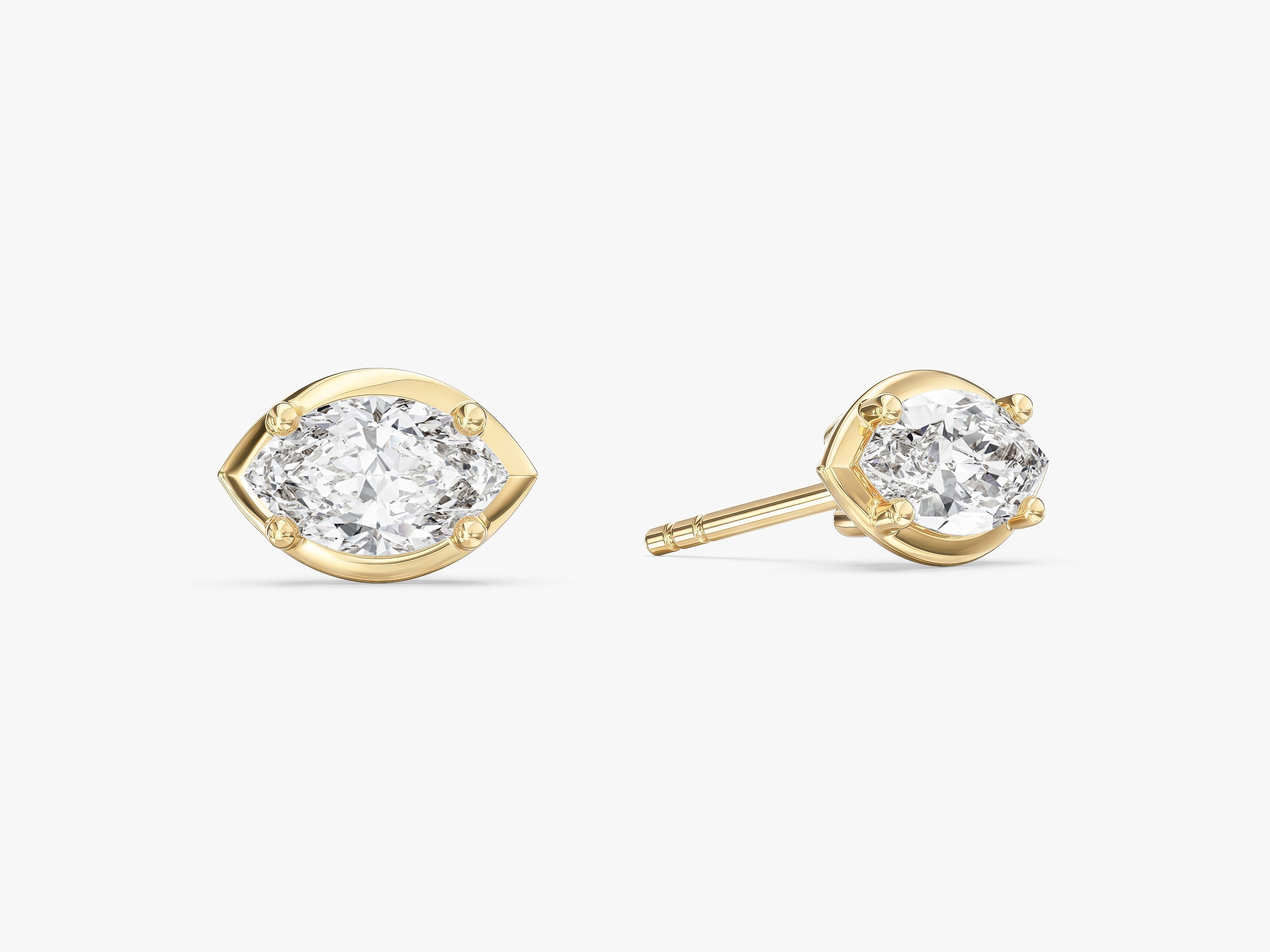 Marquise Glow Studs