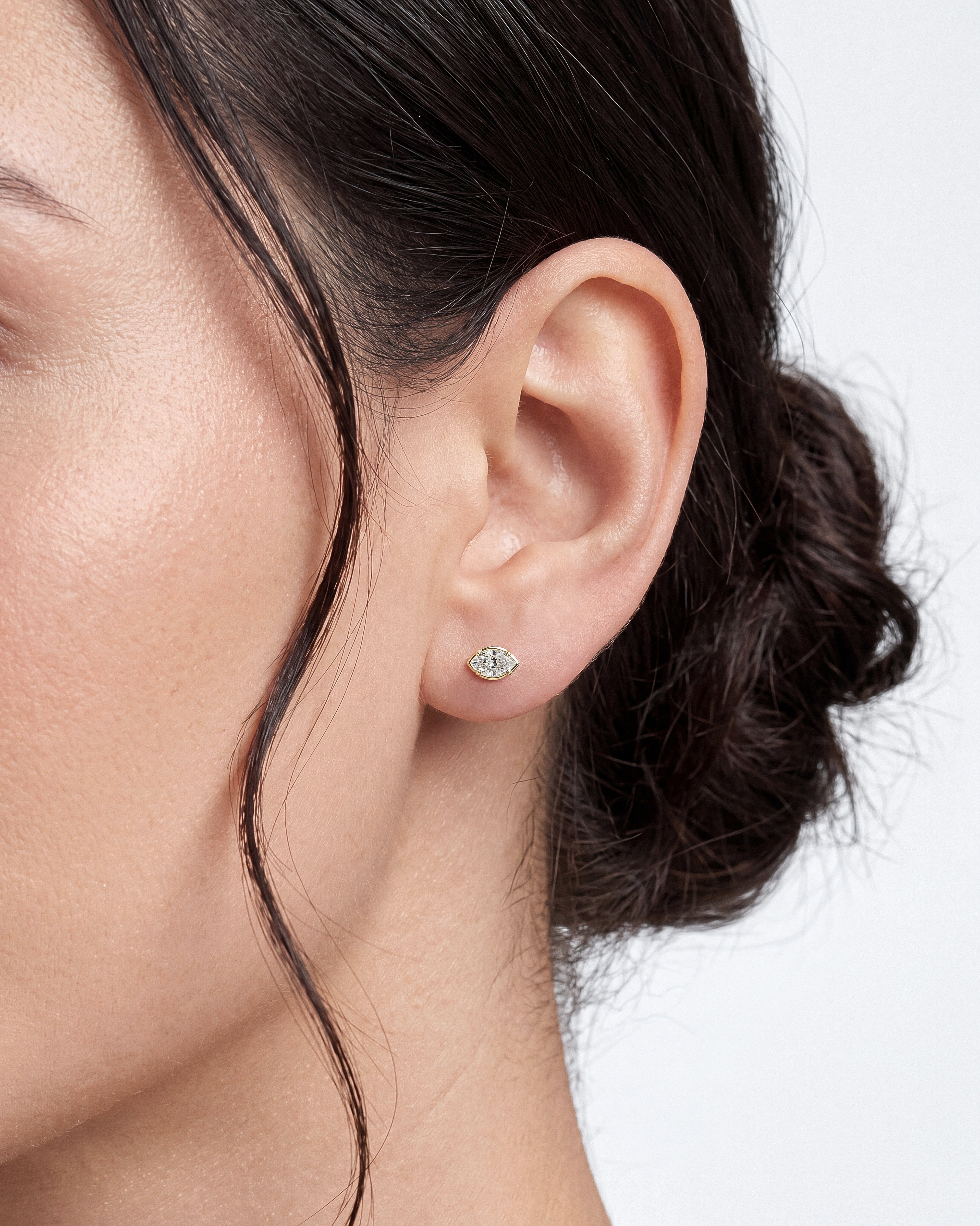Marquise Glow Studs