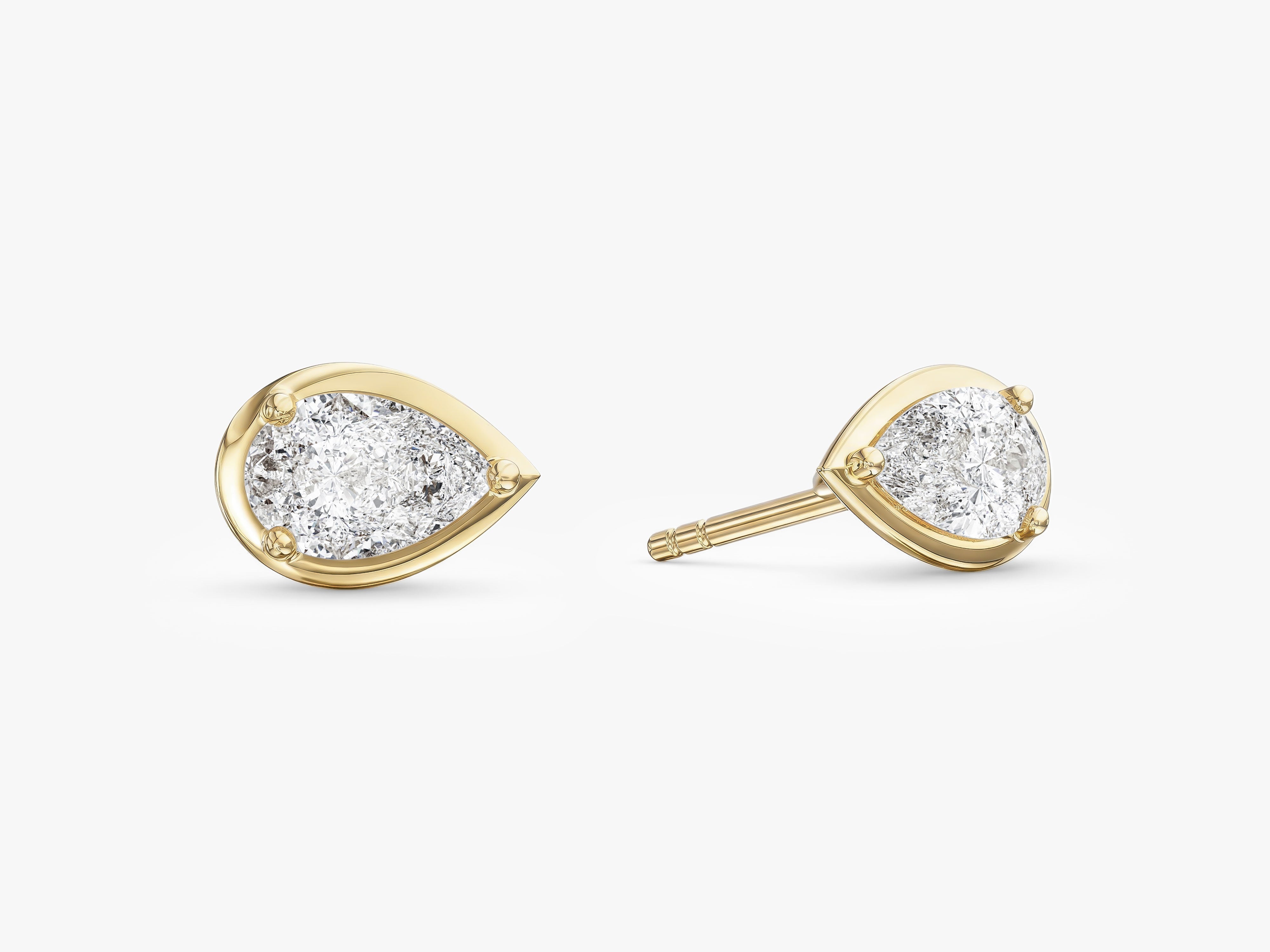 Teardrop Glow Studs