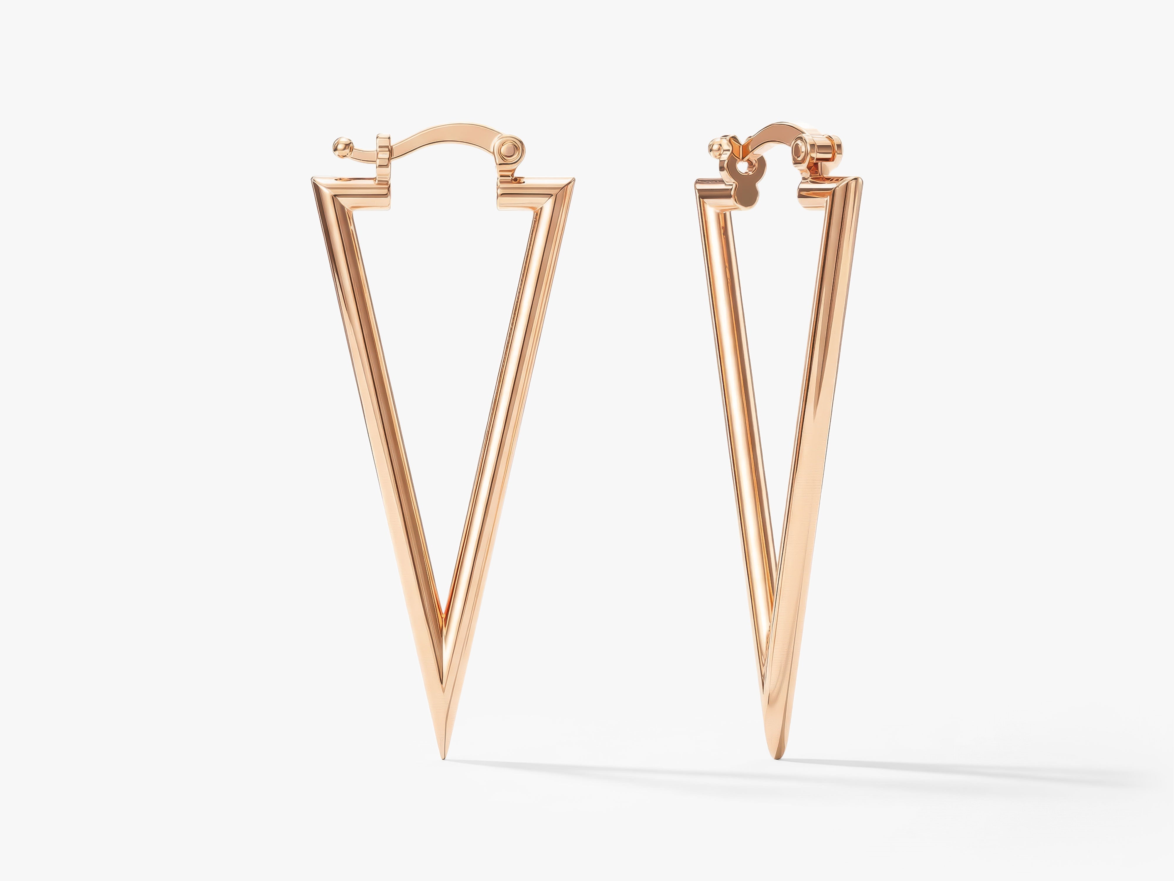 Spike Triangle Hoops