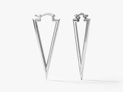 Spike Triangle Hoops